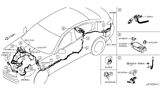 Diagram for 2016 Infiniti Q50 Battery Cable - 24080-4GC0A