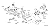 Diagram for 2017 Infiniti Q60 Exhaust Heat Shield - 16590-HG00H