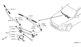 Diagram for Infiniti Wiper Blade - 28890-4GF1A