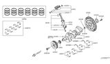 Diagram for 2018 Infiniti Q60 Rod Bearing - 12117-HG00A