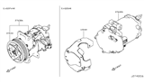 Diagram for Infiniti A/C Compressor - 92600-4GA0A