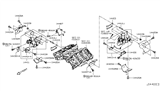 Diagram for 2017 Infiniti Q60 Exhaust Flange Gasket - 14415-5CA0A