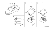 Diagram for 2018 Infiniti Q50 Dome Light - 26430-6HH7E