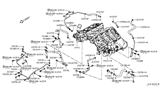 Diagram for Infiniti Q50 Turbocharger - 14411-HG01A