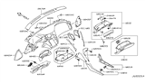 Diagram for 2016 Infiniti Q50 Glove Box - 68500-4GF1B