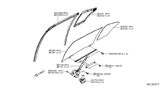 Diagram for Infiniti Q50 Window Run - 82331-4GA0A