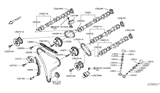 Diagram for 2016 Infiniti Q50 Variable Timing Sprocket - 13025-HG00D