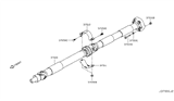 Diagram for 2016 Infiniti Q50 Drive Shaft - 37000-4GB1A