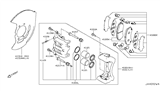 Diagram for Infiniti M56 Brake Pad Set - D1060-1TG1C