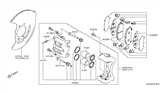 Diagram for 2013 Infiniti M37 Brake Pad Set - D1060-1TG1C