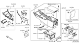 Diagram for 2012 Infiniti G37 Ashtray - 96510-JK01A