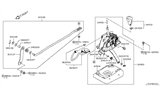 Diagram for Infiniti Q50 Shift Indicator - 96940-4GF0A