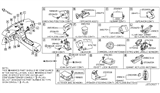 Diagram for 2018 Infiniti Q70L Steering Angle Sensor - 47945-3TS0B