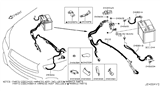 Diagram for Infiniti Battery Cable - 24110-4GA0B