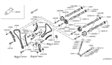 Diagram for Infiniti Timing Chain Guide - 13085-EY00A