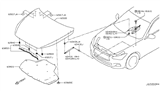 Diagram for 2016 Infiniti Q50 Hood - F510M-4GAMA