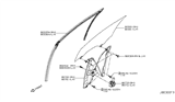 Diagram for 2017 Infiniti Q50 Window Run - 80330-4GA0B