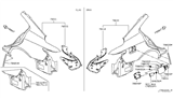 Diagram for Infiniti Q50 Fender - G8101-4GAMA