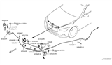 Diagram for Infiniti Hood Latch - 65601-1BB0A