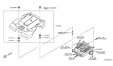 Diagram for 2019 Infiniti Q60 Engine Cover - 14041-4GD3A