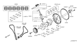 Diagram for Infiniti Q70 Piston Ring Set - 12033-JK20D