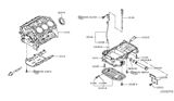 Diagram for Infiniti Q50 Dipstick Tube - 11150-2V71A