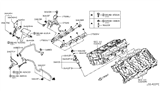 Diagram for Infiniti M35 Fuel Injector - 16600-JK20A