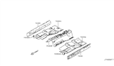 Diagram for 2016 Infiniti Q50 Floor Pan - G4321-4HLMA