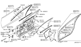 Diagram for 2016 Infiniti Q50 Door Seal - 80835-4GA0A