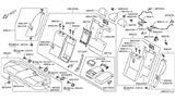 Diagram for Infiniti Seat Cover - 88670-4GB1A