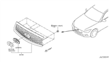 Diagram for 2015 Infiniti Q50 Grille - 62310-4HB1B