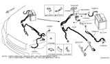 Diagram for Infiniti Battery Cable - 24110-4GA0C