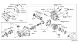 Diagram for 2016 Infiniti Q50 Pinion Bearing - 38440-4GD0A