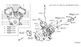 Diagram for Infiniti Q50 Dipstick Tube - 11150-5CA0A