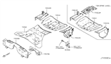 Diagram for 2021 Infiniti Q50 Floor Pan - G4514-4GAMA