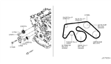 Diagram for Infiniti Serpentine Belt - 11720-5CA0A