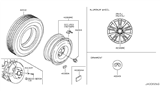 Diagram for 2016 Infiniti Q50 Wheel Cover - 40342-4GH9A