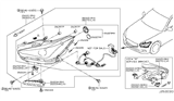 Diagram for 2015 Infiniti Q50 Headlight - 26010-4HB0A