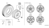 Diagram for 2016 Infiniti QX70 Wheel Cover - 40343-6WY6A