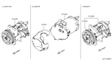 Diagram for Infiniti Q60 A/C Clutch - 92660-5CA0A