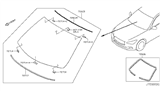 Diagram for 2018 Infiniti Q50 Windshield - G2700-4HH3A