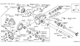 Diagram for Infiniti Q50 Differential - 38500-AR61A