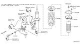 Diagram for Infiniti Coil Springs - 54010-JK12C