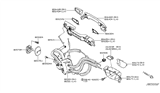 Diagram for 2015 Infiniti Q50 Door Latch Assembly - 80501-4HB0A