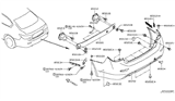 Diagram for 2016 Infiniti Q50 Bumper - 85022-4GA0H