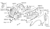 Diagram for Infiniti Fender - F3100-4HKMA