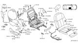 Diagram for Infiniti Seat Cushion - 87311-4HA0A