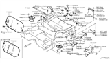 Diagram for Infiniti JX35 Body Mount Hole Plug - 01658-00441