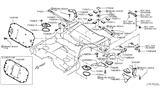 Diagram for Infiniti FX37 Body Mount Hole Plug - 01658-00441