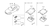 Diagram for 2015 Infiniti Q50 Dome Light - 26430-6HC7D